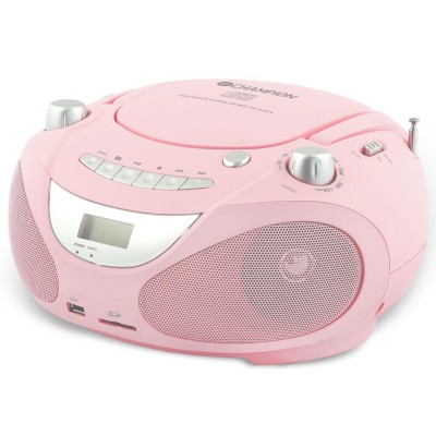 Boombox CD/Radio/MP3/USB Rosa