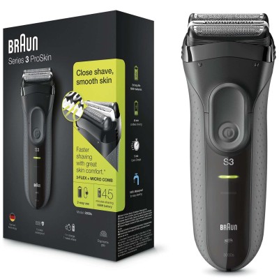 Braun - Rakapparat 3000 BLK/GREY BOX MN - A15443