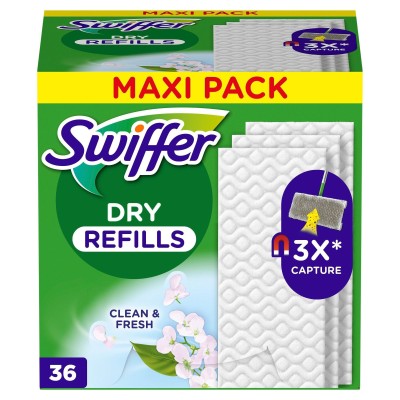 Swiffer - Refilldukar 36 st torra med doft - A14521