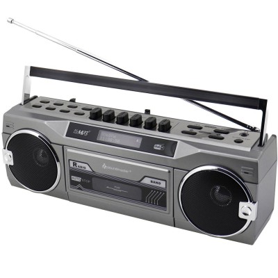 Boombox Radio FM DAB+ Bluetooth Stereo SRR80TI Silver