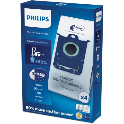 Philips - S-bag Dammsugare påsar Philips Orginal "Nya S-bag" - 883802103130