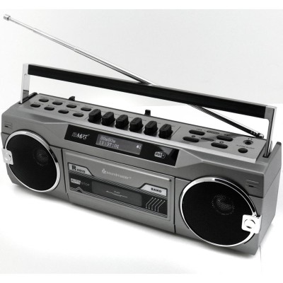Boombox Radio FM DAB+ Bluetooth Stereo SRR80TI Silver