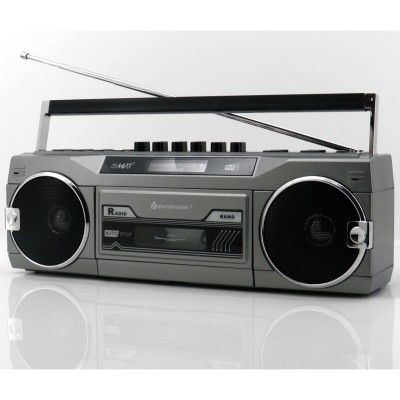 Soundmaster - Boombox Radio FM DAB+ Bluetooth Stereo SRR80TI Silver - A14655