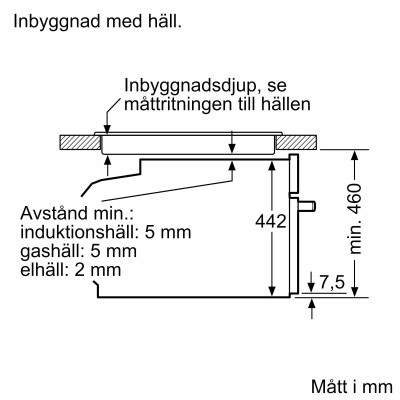Siemens - CM724G1B1 - iQ700, Kompaktugn med mikro, 60 x 45 cm, Svart
