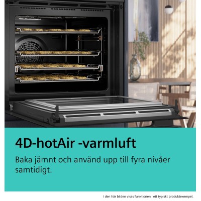Siemens - CM736G1B1 - iQ700, Kompaktugn med mikro, 60 x 45 cm, Svart