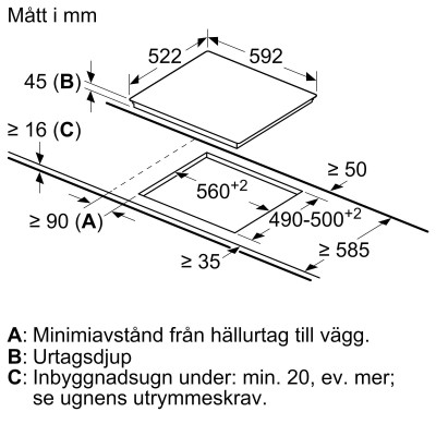 Siemens - ET611HE17E - iQ100, Glaskeramikhäll, 60 cm, ramlösDesign