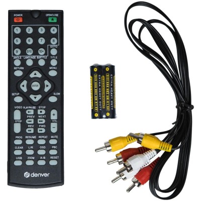 Denver - DVD-spelare HDMI Scart USB Svart - A12885