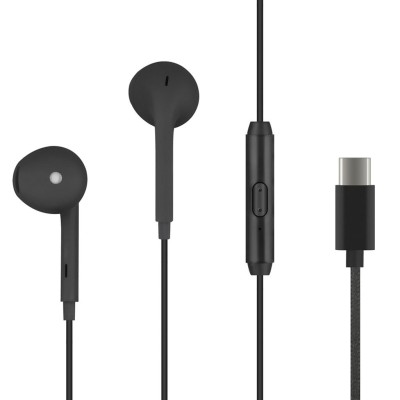 EarBud headphones USB-C DAC Black