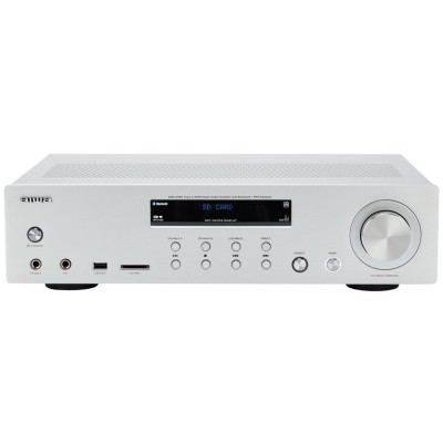 AIWA - Förstärkare med Bluetooth 2 x 60 Watt RMS Silver - A14384