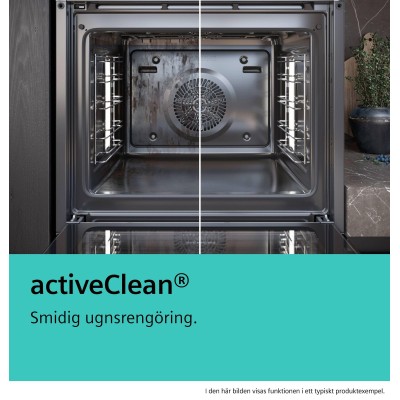 Siemens - HB776G3B2S - iQ700, Inbyggnadsugn, 60 x 60 cm, Svart