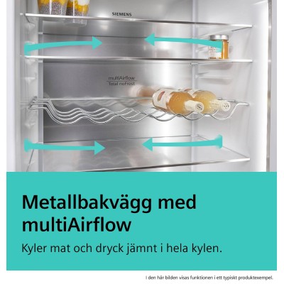 Siemens - KG39NVWDG - iQ300, Kombinerad kyl/frys, 203 x 60 cm, Vit, Total noFrost