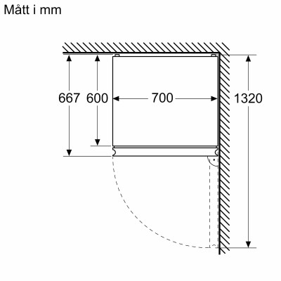 Siemens - KG49N4XAF - iQ500, Kombinerad kyl/frys, 203 x 70 cm, Mörkt antracitfärgat stål, Total noFrost