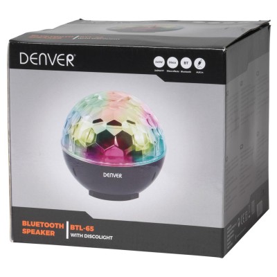 Denver - Högtalare Bluetooth Disko-ljuseffekt BTL-65 - BTL-65