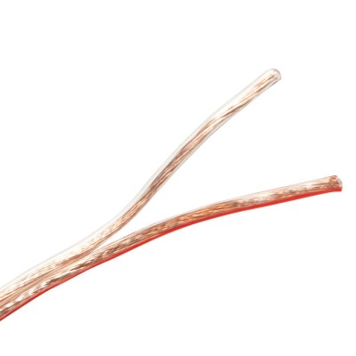 Högtalarkabel 2x1,5 mm² 100m Transparent