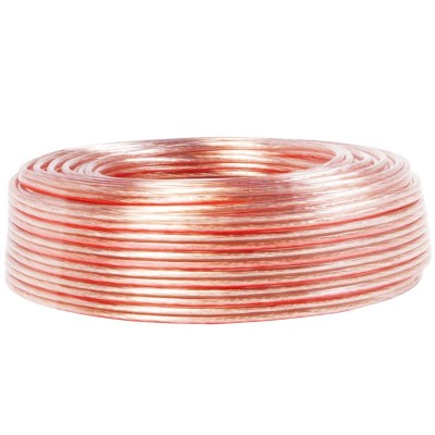 LogiLink - Högtalarkabel 2x2,5 mm² 100m Transparent - CA1086