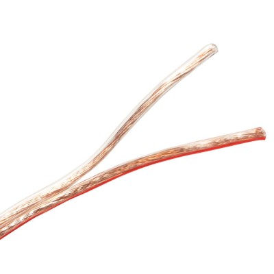 LogiLink - Högtalarkabel 2x2,5 mm² 100m Transparent - CA1086