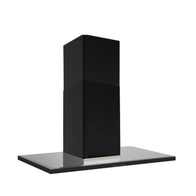 Silverline Nordic Dark, svart m/svart glastopp 80 cm - SL 3122-80 SR