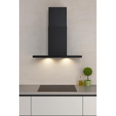 Silverline Nordic Dark, svart m/svart glastopp 80 cm - SL 3122-80 SR