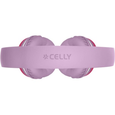 Celly - Hörlurar Barn Volymbegränsning Kabel 3,5 mm KidsBeat Rosa - A14040