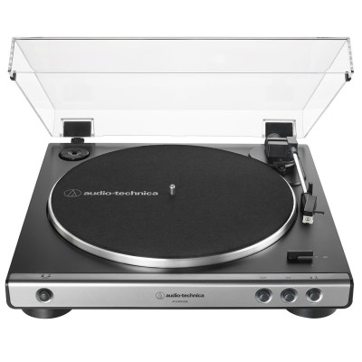 Audio-Technica - Skivspelare Hel-automatisk Grå - AT-LP60XUSBGM