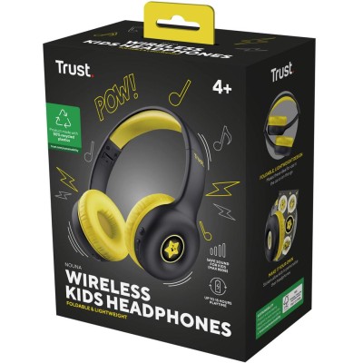 Hörlurar Barn Volymbegränsning Trådlösa Nouna Svart