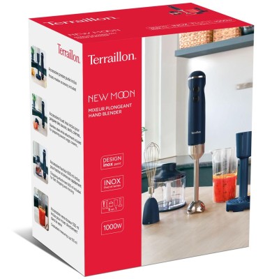 Terraillon - Stavmixer New Moon 1000W Variabel hastighet + Turbo - A14481