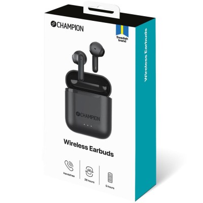Champion - Hörlurar Earbuds TWS Svart - A15389