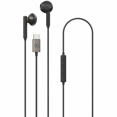 Celly - Hörlurar Earpods Kabel USB-C UP1100 Svart - UP1100TYPECBK