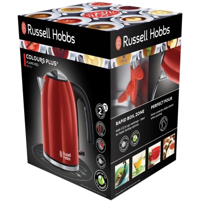Russell Hobbs - Vattenkokare Colours Red 1,7l - 23405016002