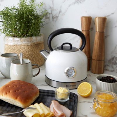 Champion - Vattenkokare Retro 1,7L VK402 Creme white - A12453