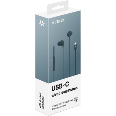 Hörlurar In-Ear Kabel USB-C UP1600 Blågrön