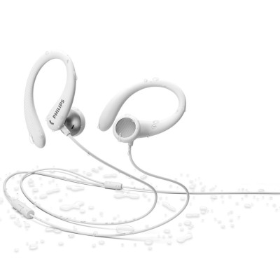 Hörlurar In-Ear Sport IPX2 Kabel Vit