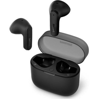 Philips - Hörlurar In-Ear TWS Dynamisk bas Svart - A14996