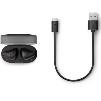 Hörlurar In-Ear TWS Dynamisk bas Svart