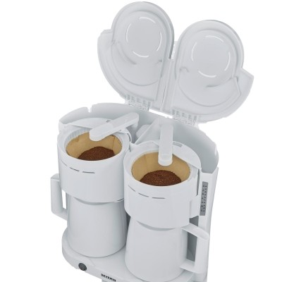 Dubbel Termosbryggare KA9314 1000W Vit