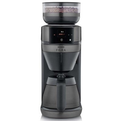 Helautomatisk filterkaffebryggare FILKA 2.0 med termoskanna KA 4855 Dark Inox