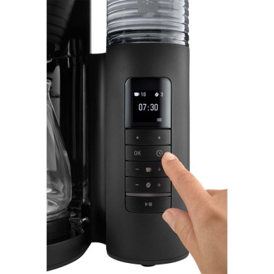 Kaffebryggare Aromafresh Glass Pro svart