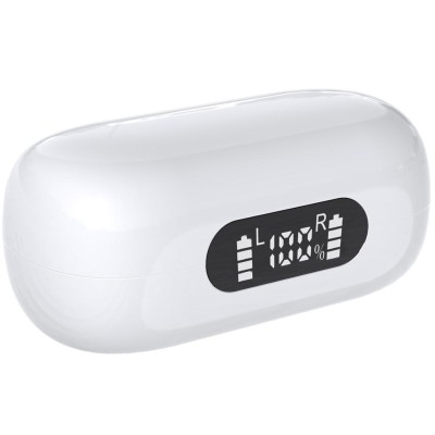 Hörlurar In-Ear TWS LED 6h TWE-40 Vita