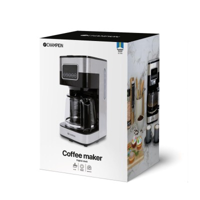 Kaffebryggare Digital 12-koppar/1,5L KB400 Rostfri