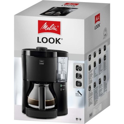 Kaffebryggare LOOK 1,25l AromaSelector® Svart