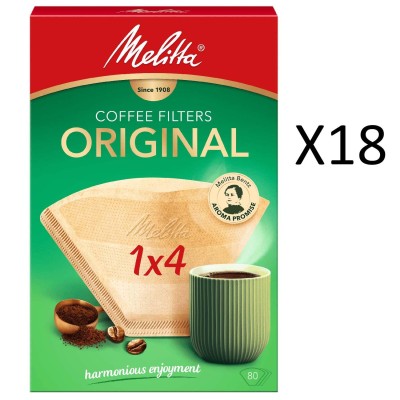 Kaffefilter Orginal 1X4 Oblekta 80-pack (18st DFP)