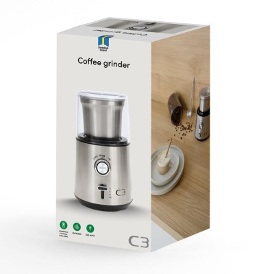 Kaffekvarn Design 85g 200W CG700 Borstad Rostfri stål