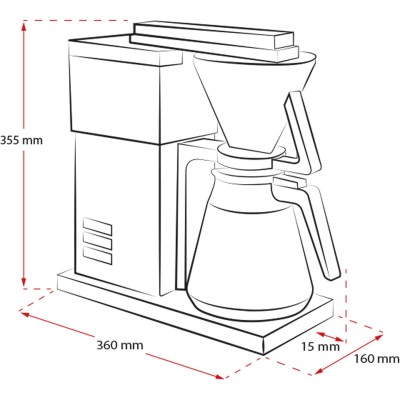 Termosbryggare Melitta ONE Therm Rostfritt stål