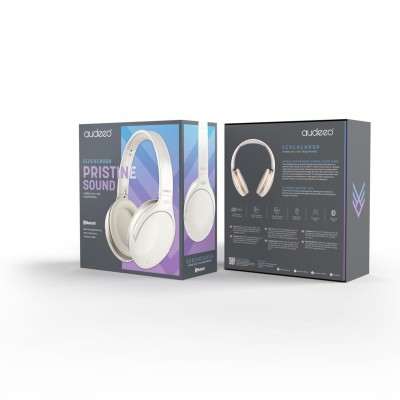 Audeeo - Hörlurar Over-Ear Hybrid ANC ENC Serenehush Vit - A14562