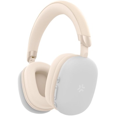 Hörlurar Over-Ear Trådlösa ANC ENC Soundbeat Vit