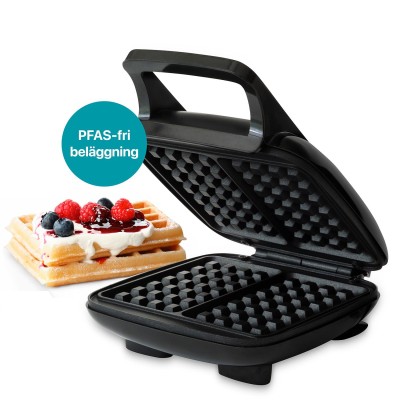 Belgiskt Våffeljärn Health Dubbelt 1000W BW400 Svart