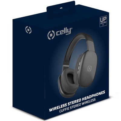 Celly - Hörlurar Over-Ear Trådlösa Freebeat Svart - A11151
