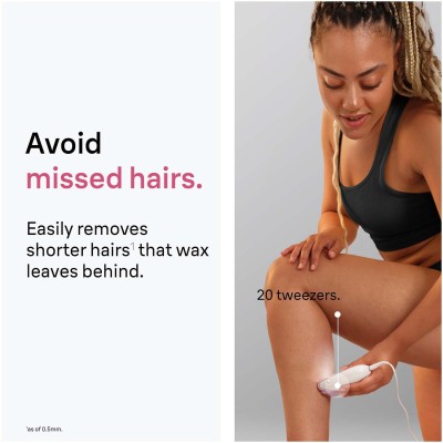 Epilator Silk·épil 3, Epilator med sladd, Långvarigt Slät Hud, 3-000, Rosa