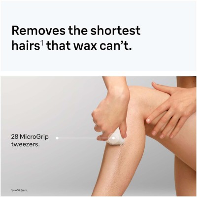 Epilator Silk·épil 5, Wet & Dry, Enkel Hårborttagning, Långvarigt Slät Hud, 5-011, Flamingo