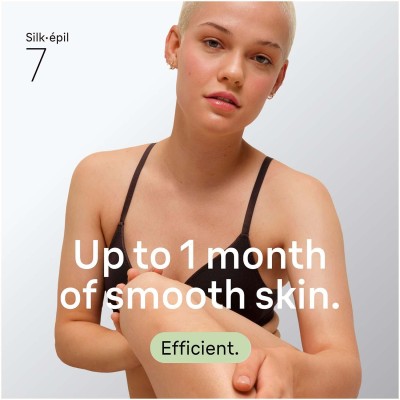 Epilator Silk·épil 7, Wet & Dry, Långvarigt Slät Hud, 7-041, Silver